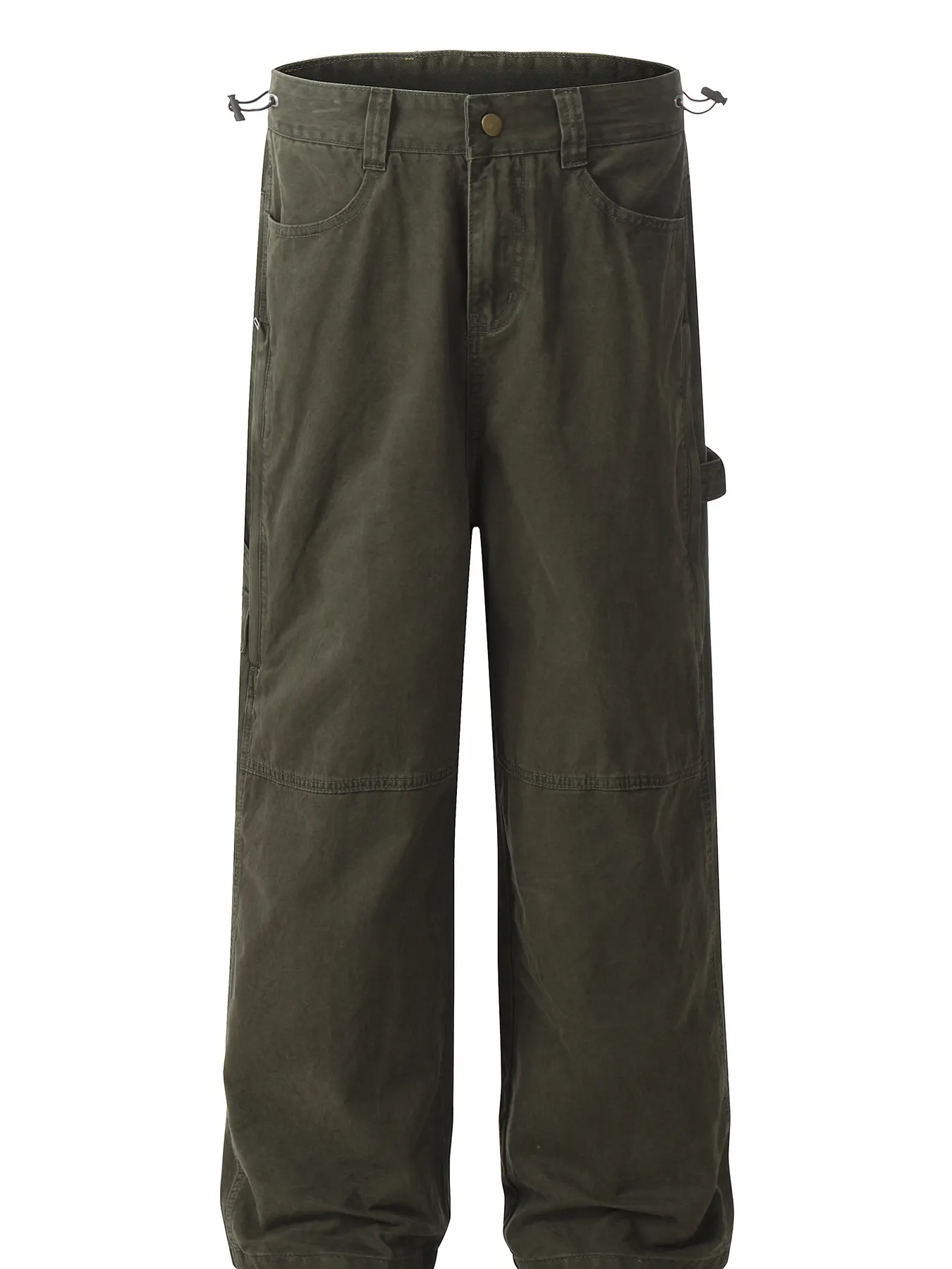 Men's Cargo Wide-Leg Jeans